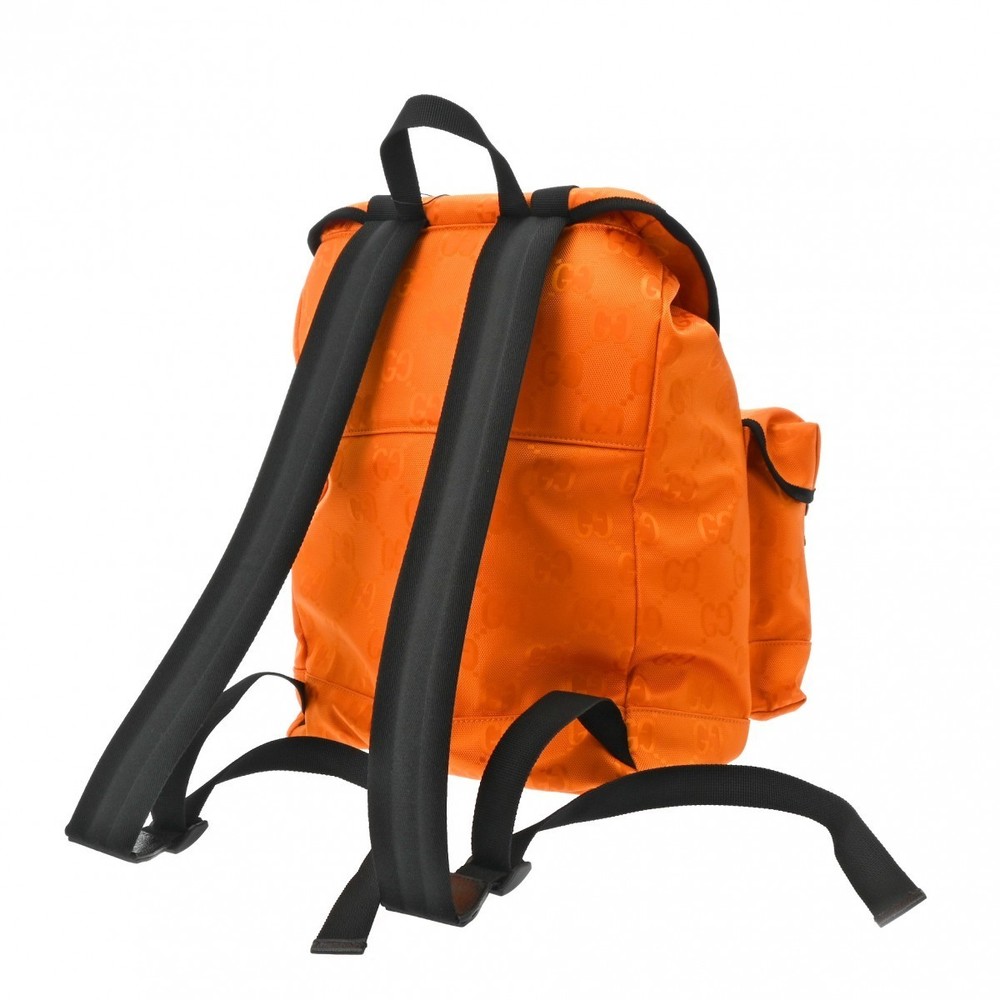 Gucci Pattern Orange Gg Nylon Backpack - image 1